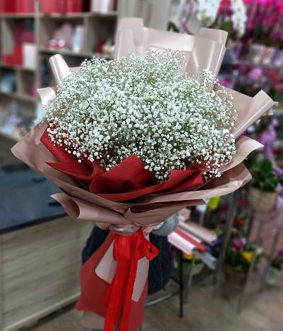 Букет цветов из: Гипсофила в Пролетарском Ставропольского края