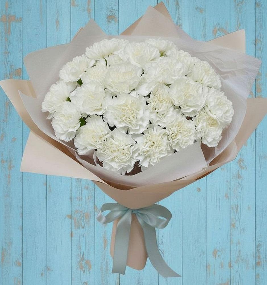 Букет цветов из: Гвоздики в Пролетарском Ставропольского края