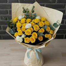 Букет цветов из:  Розы в Пролетарском Ставропольского края