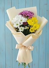 Букет цветов из:  Хризантемы в Пролетарском Ставропольского края