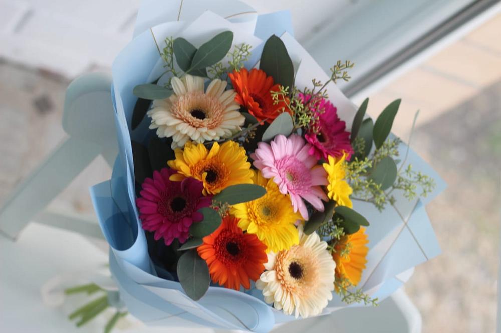 Букет цветов из: Герберы в Пролетарском Ставропольского края