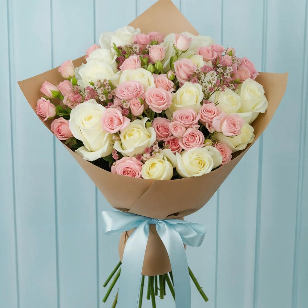 Букет цветов из: Розы в Пролетарском Ставропольского края