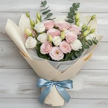 Букет цветов из:  Лизиантусы в Пролетарском Ставропольского края