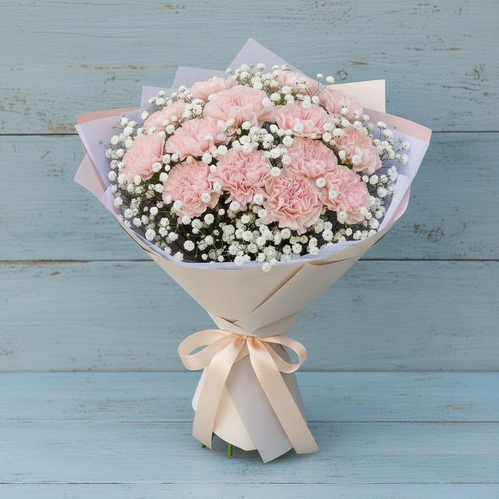 Букет цветов из: Гвоздики в Пролетарском Ставропольского края