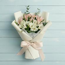 Букет цветов из:  Альстромерии в Пролетарском Ставропольского края
