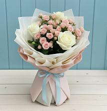 Букет цветов из:  Розы в Пролетарском Ставропольского края
