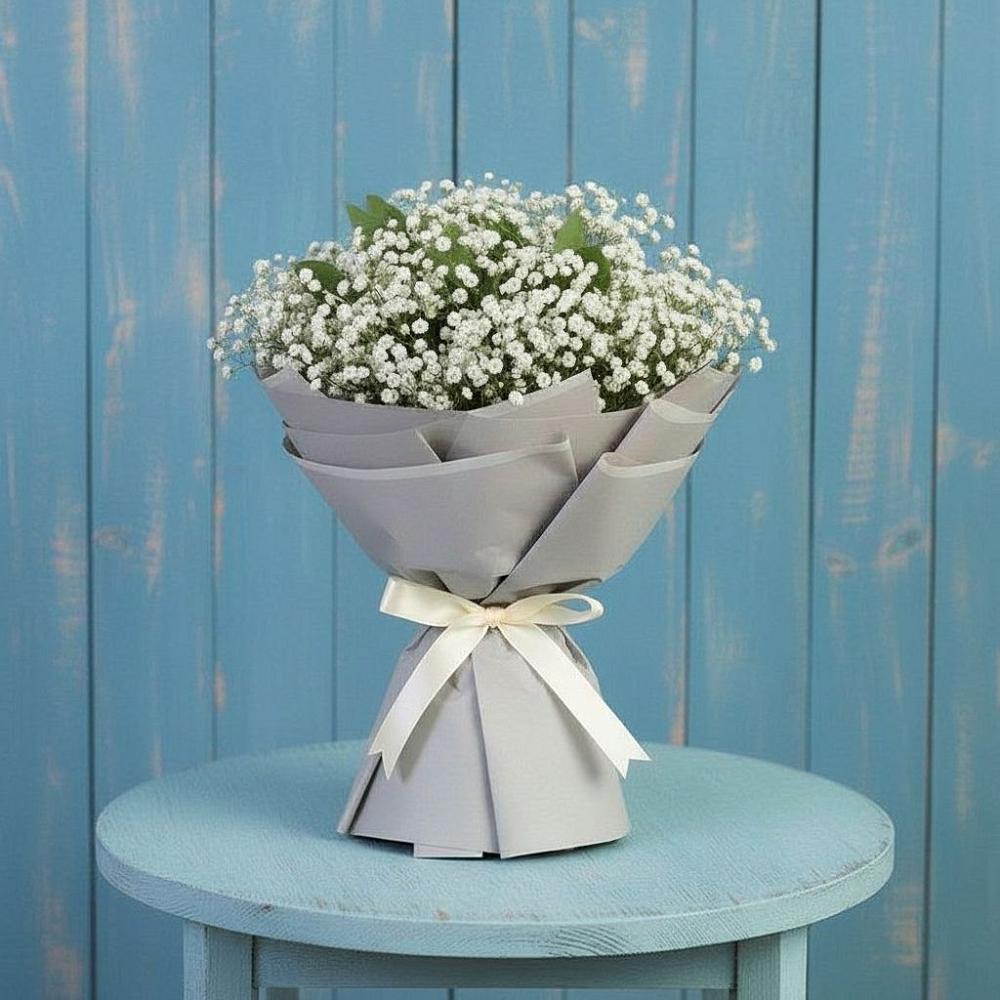 Букет цветов из: Гипсофила в Пролетарском Ставропольского края