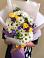 Букет цветов из: Ирисы, Хризантемы и Розы в Пролетарском Ставропольского края