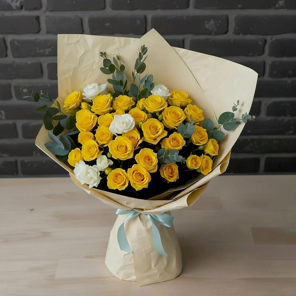 Букет цветов из: Розы в Пролетарском Ставропольского края