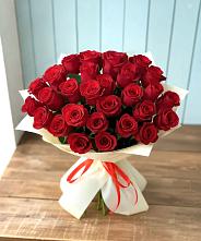Букет 29 Красных роз в Пролетарском Ставропольского края