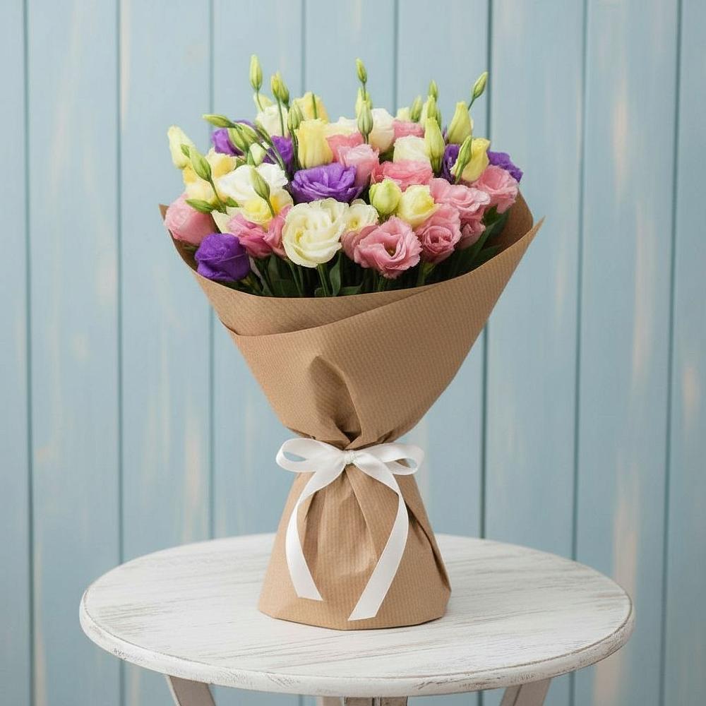 Букет цветов из: Лизиантусы в Пролетарском Ставропольского края