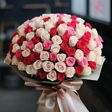 Премиум букет из: Розы в Пролетарском Ставропольского края