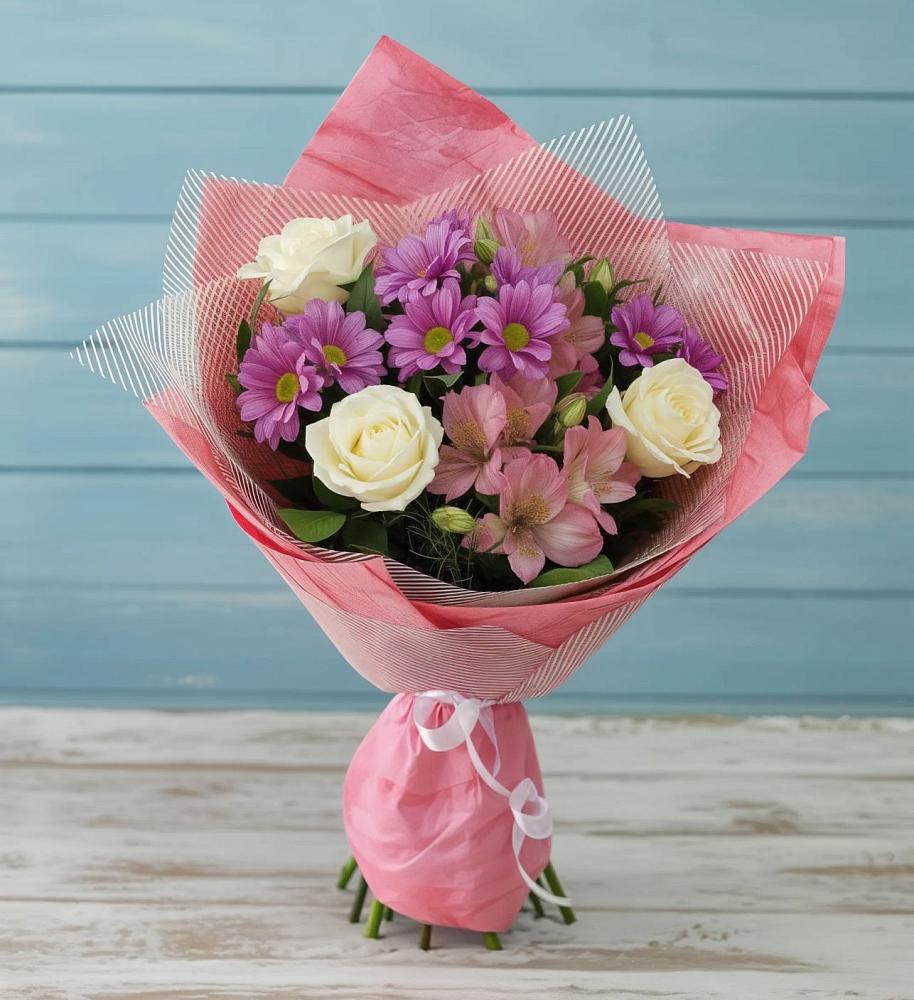 Букет цветов из: Герберы в Пролетарском Ставропольского края