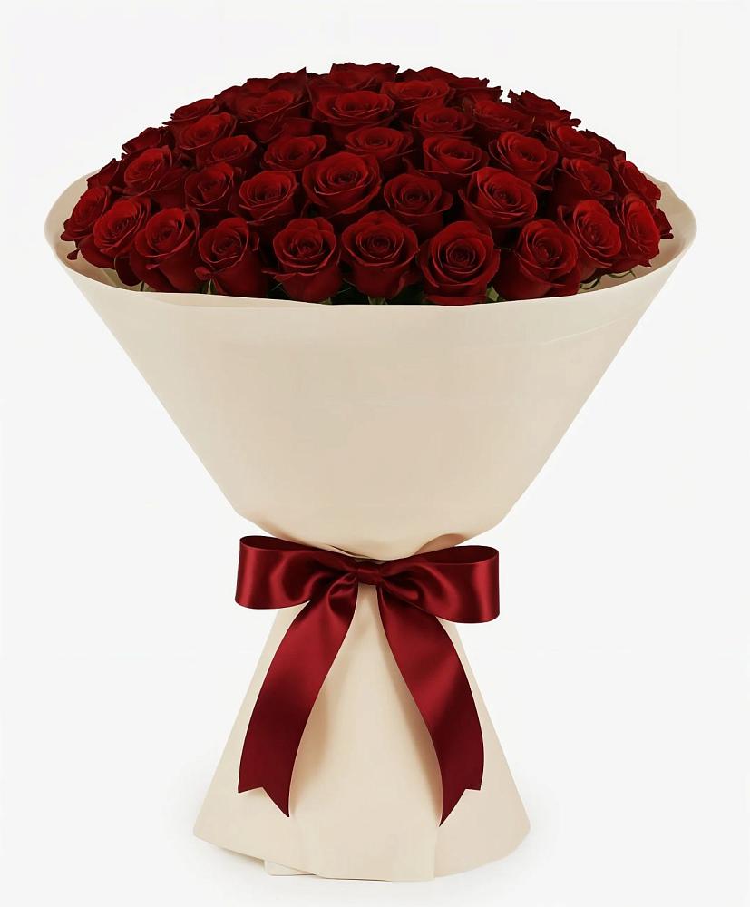 Букет 101 Бордовая роза Блэк Бакарра в Пролетарском Ставропольского края