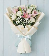 Букет цветов из:  Лилии в Пролетарском Ставропольского края